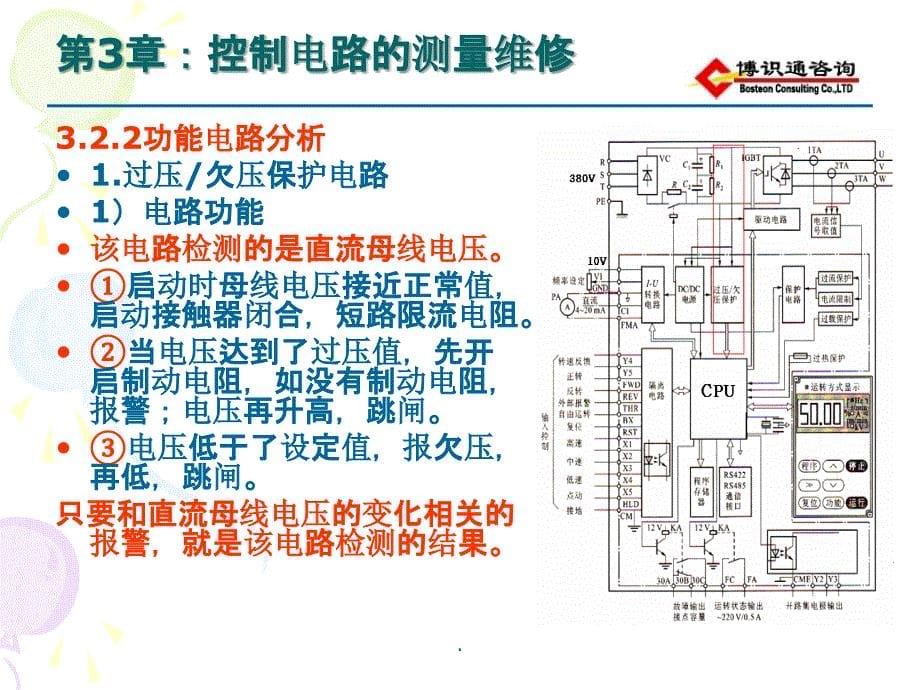 第3章变频器控制电路的维修ppt课件_第5页