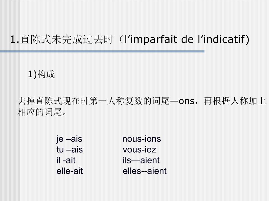 法语直陈式未完成过去时reflets17_第1页