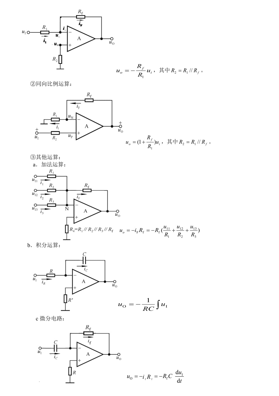 模电复习提纲(网络资料)_第4页