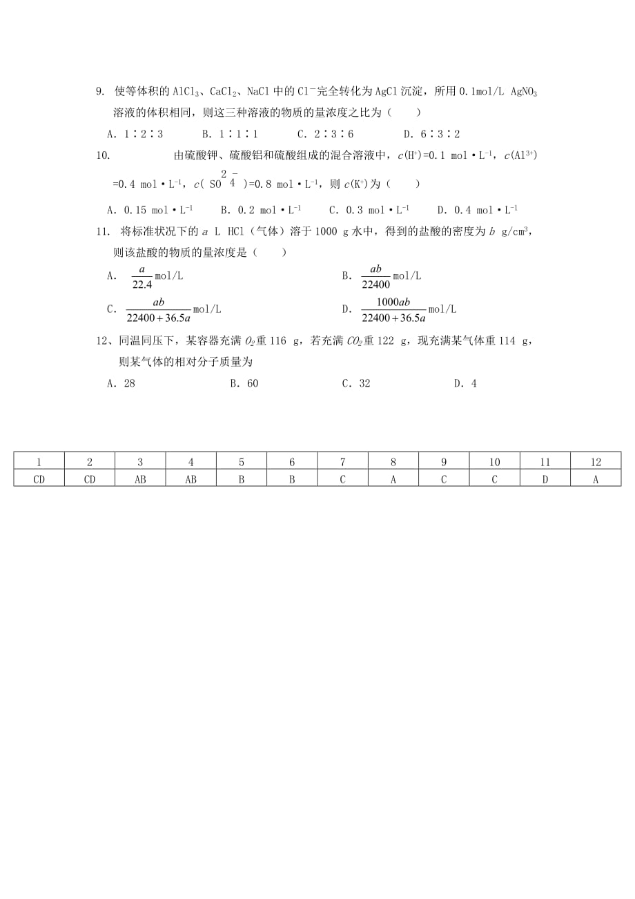 2020学年高二化学复习精练42_第2页