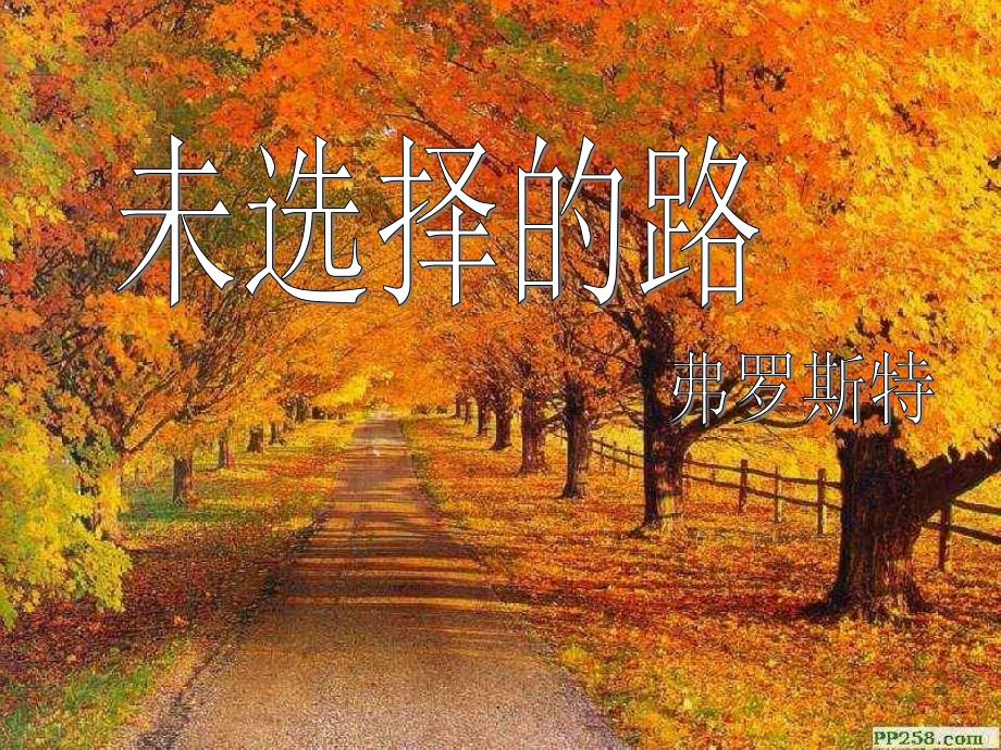 未选择的路课件ppt课件_第4页