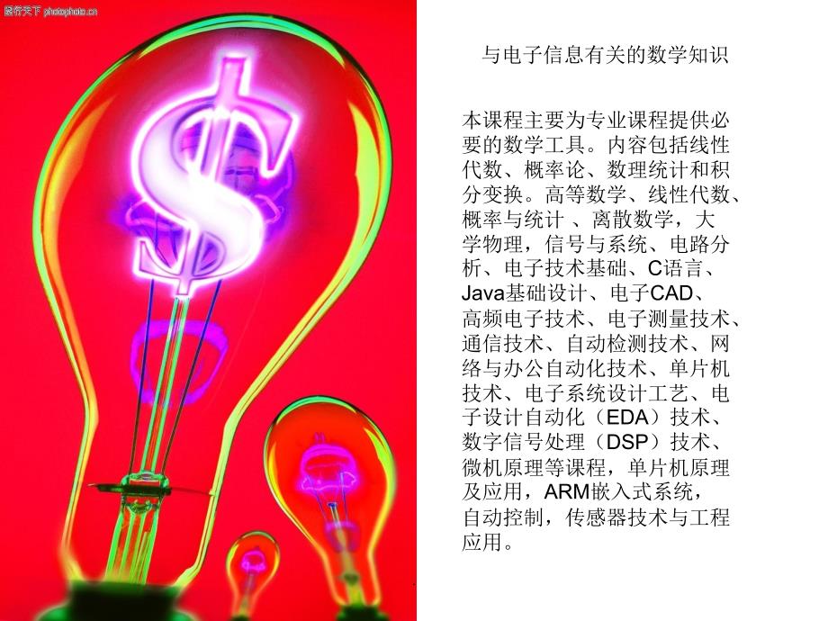 数学与电子信息工程专业的关系PPT课件_第4页