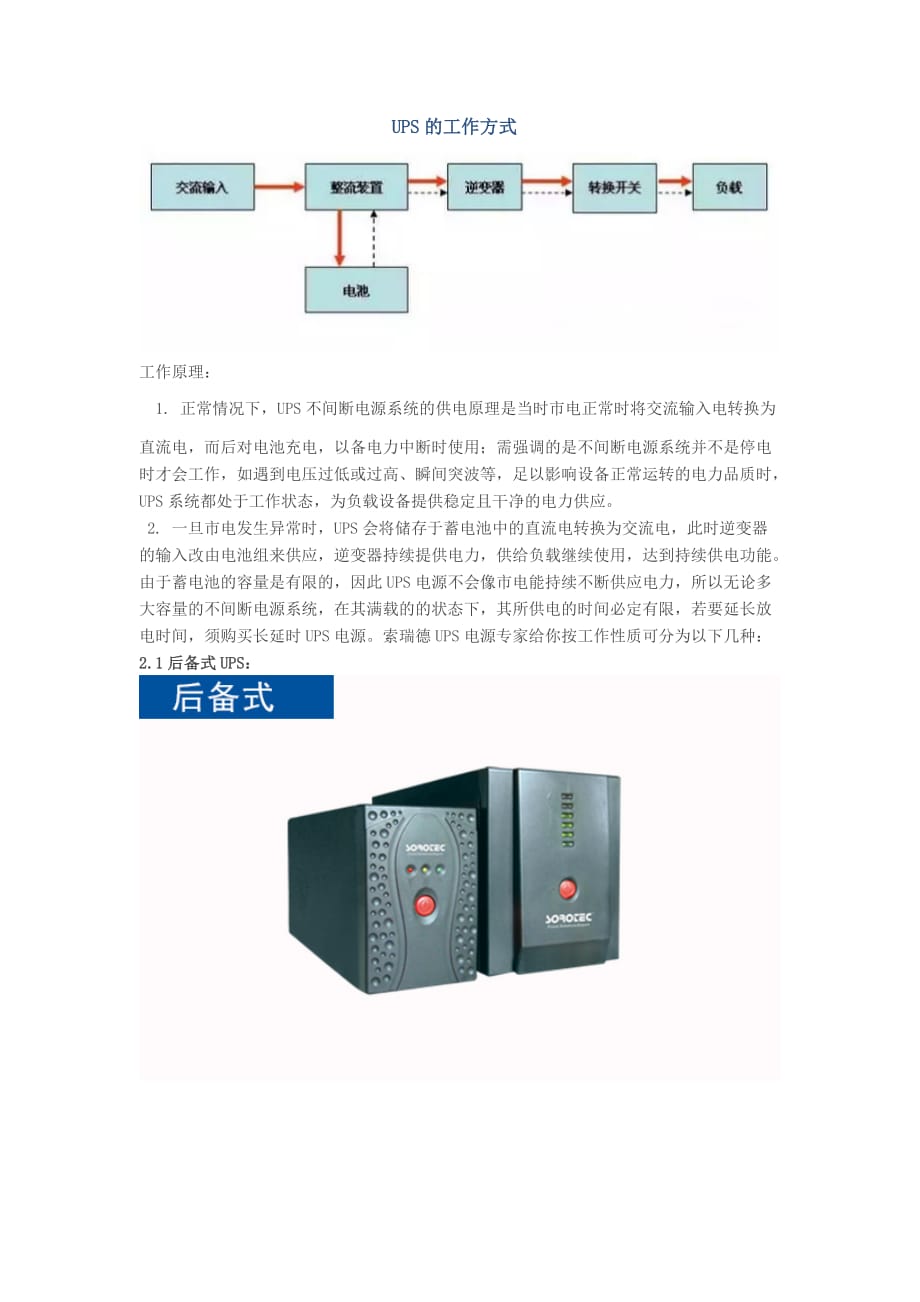 UPS的工作方式_第1页