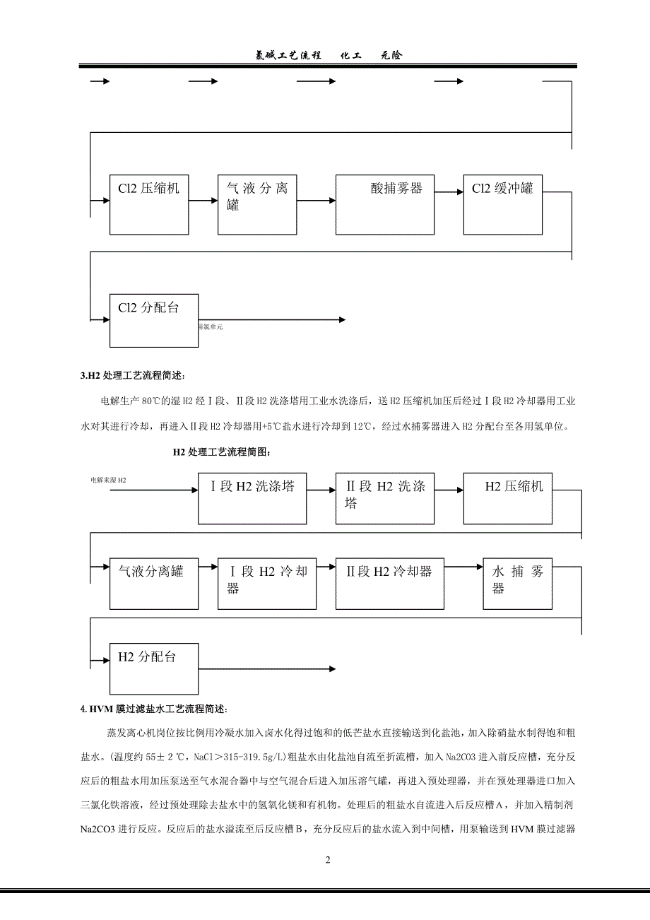 氯碱生产工艺流程 (1)_第2页