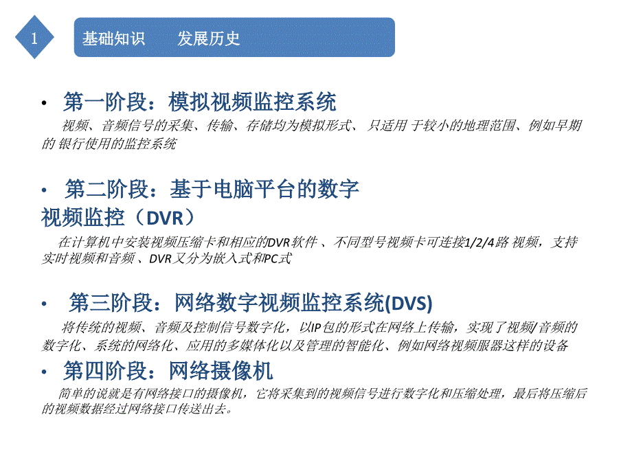 视频监控系统简介_最基础最全面的视频监控入门教程PPT课件_第3页