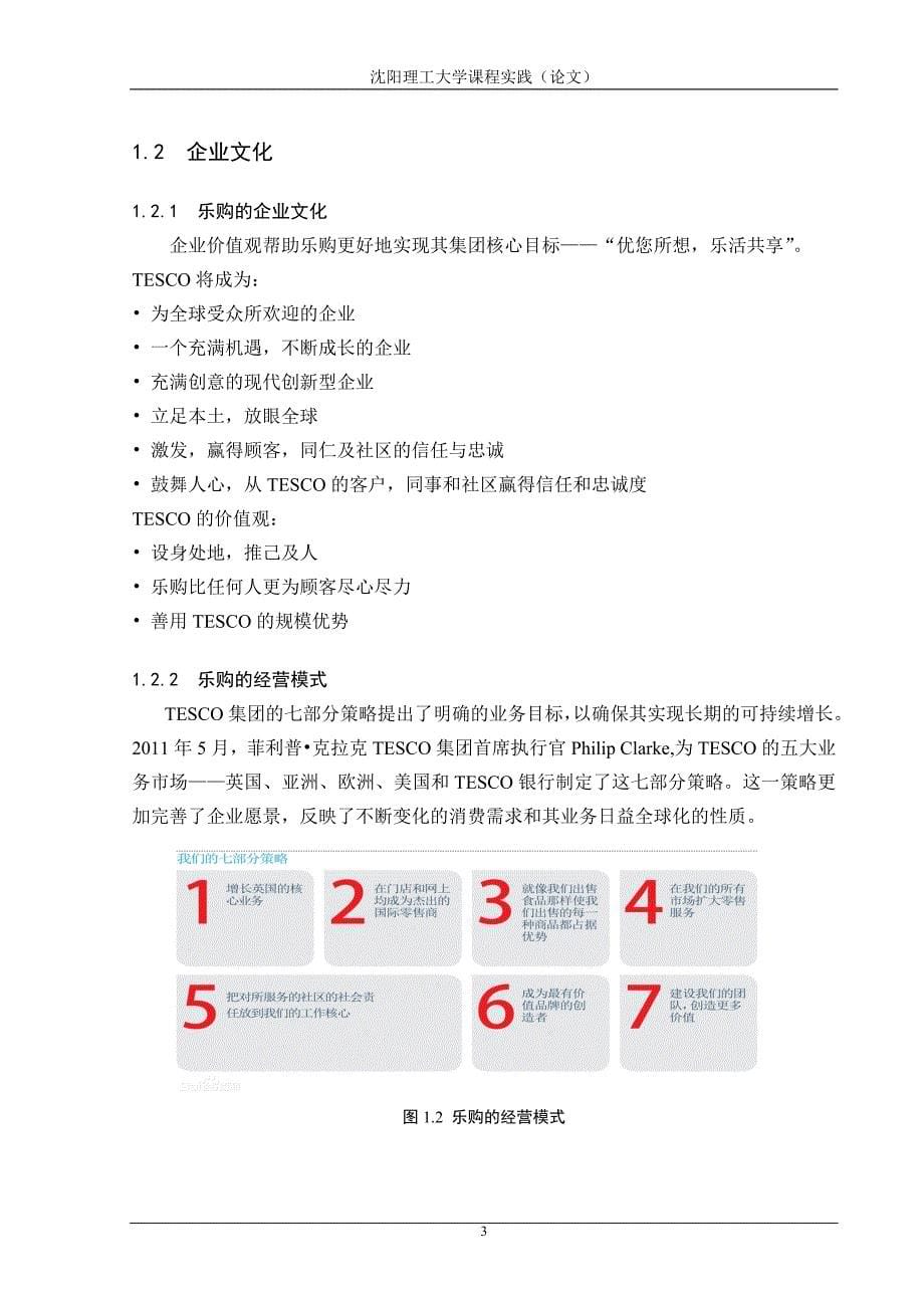 2013年市场营销TESCO乐购实习报告_第5页