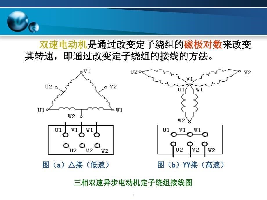 双速电动机手动控制电路(课用)PPT课件_第5页