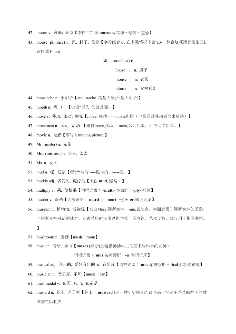 高考英语3500单词第31讲（单词速记与拓展）.doc_第4页