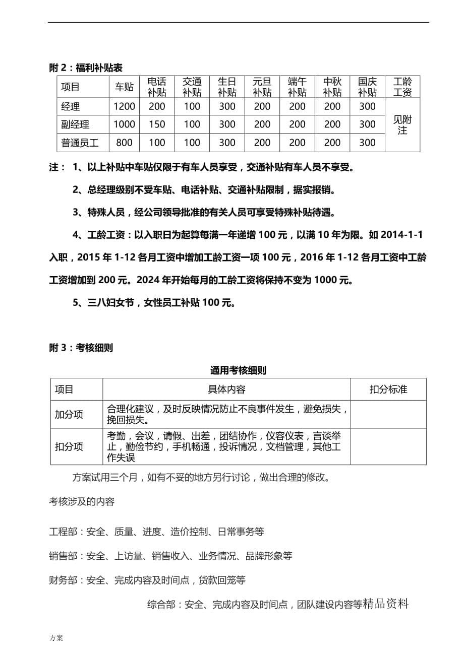 某公司薪酬绩效考核解决方案(确定稿).doc_第5页