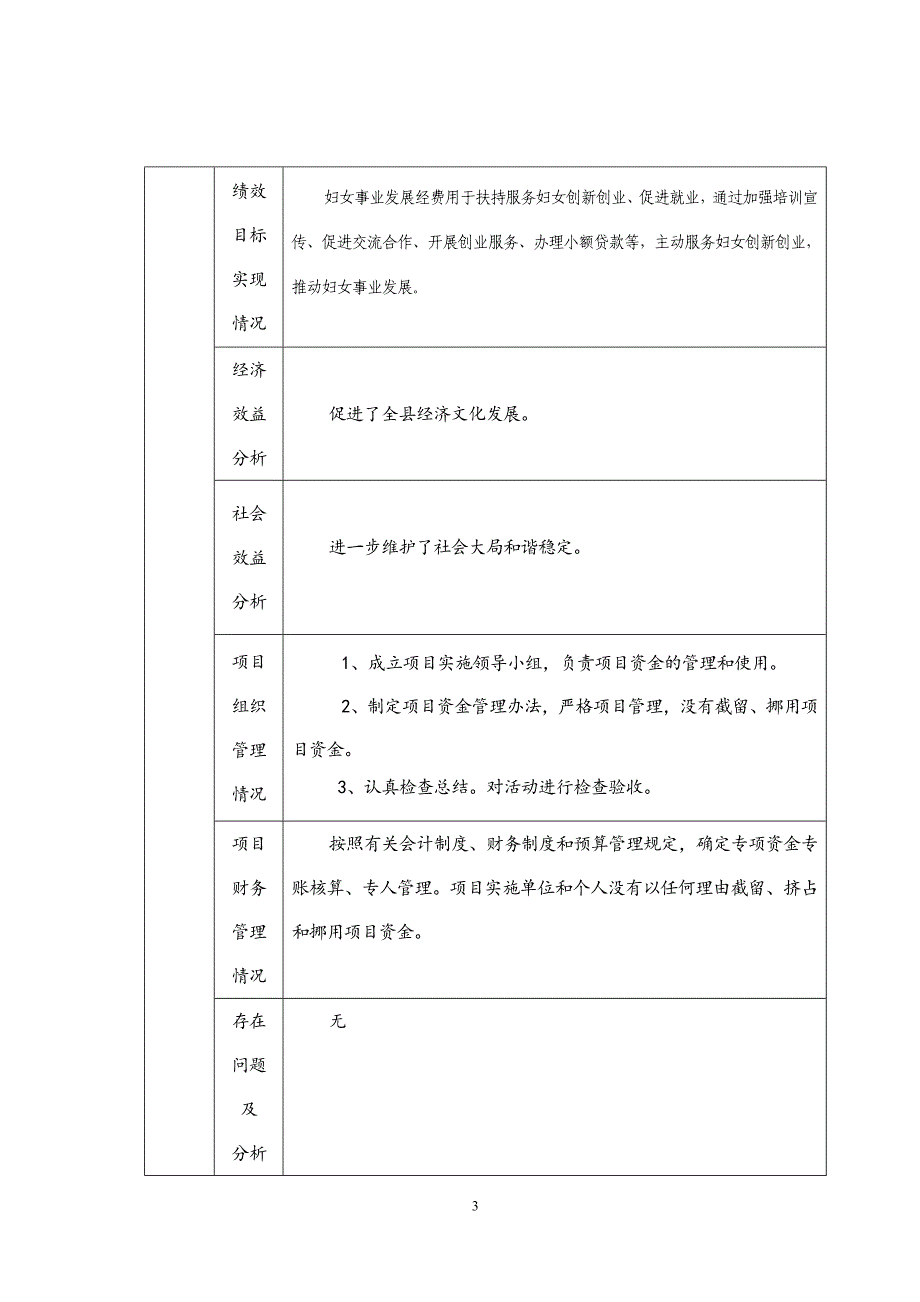 永顺县财政支出项目绩效自评报告_第4页