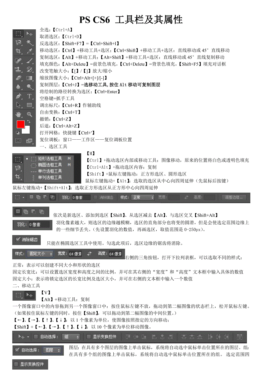 PS_CS6_工具栏及其属性_第1页