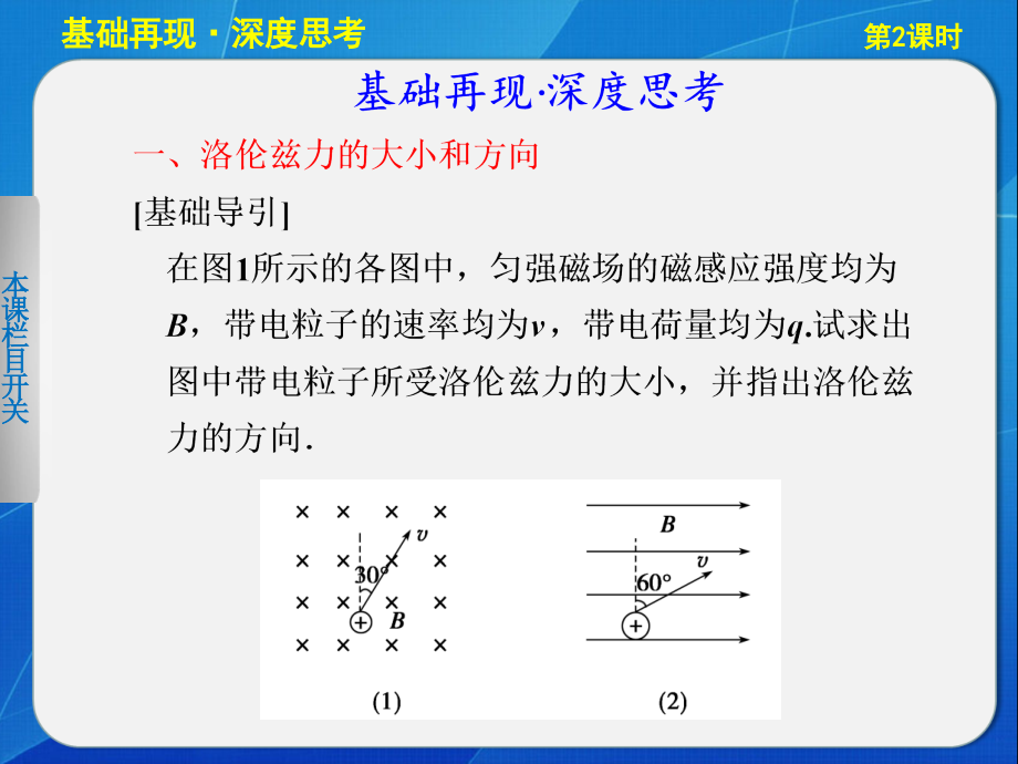 第八章第2课时磁场对运动电荷的作用_第2页