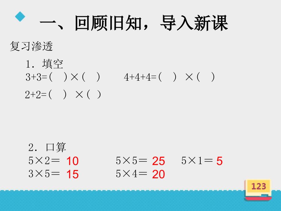 《2、3、4的乘法口诀》课件讲课教案_第2页