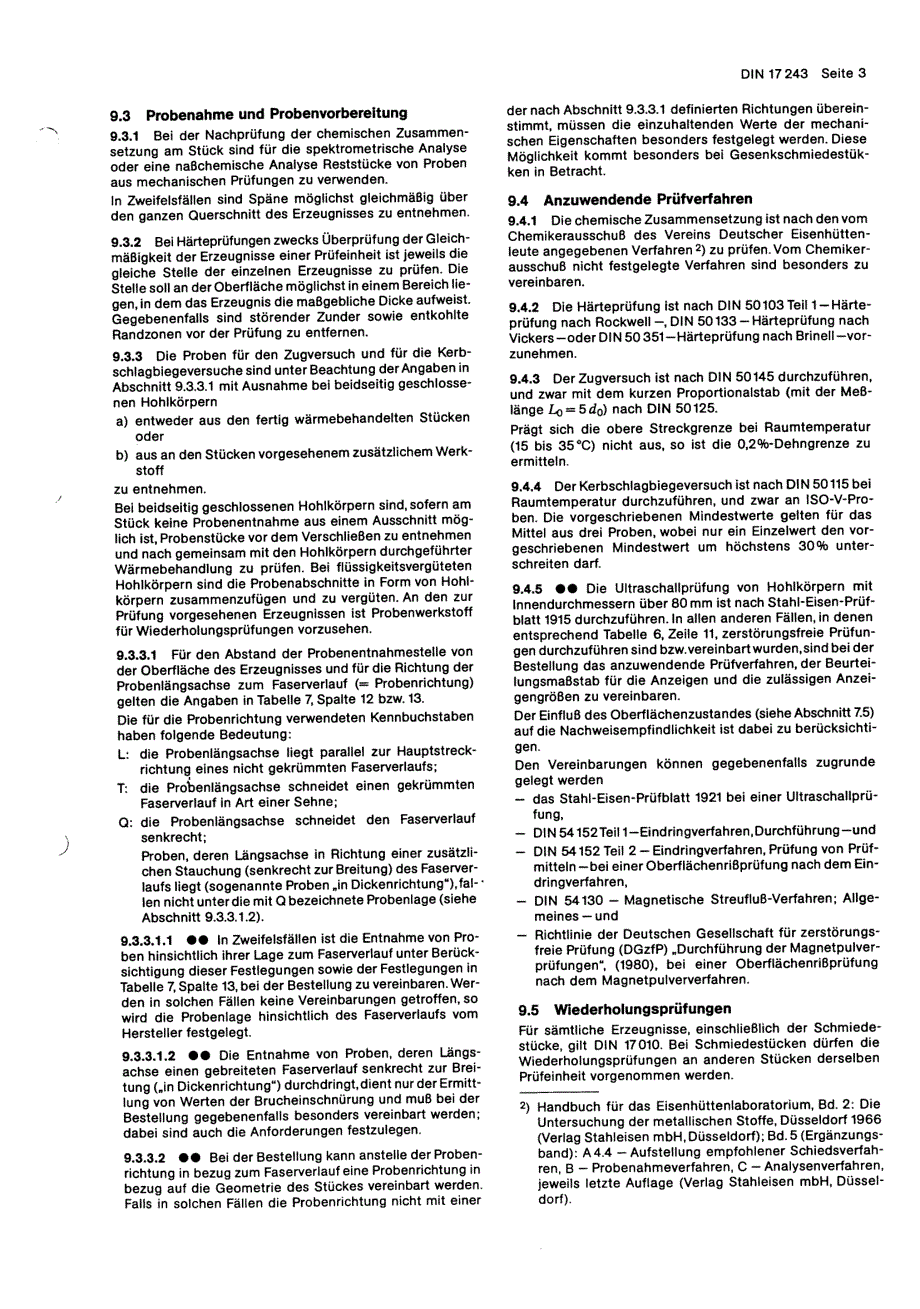 DIN 17243-1987 规定高温性能的压力容器用热轧可焊钢棒[摘录]_第3页