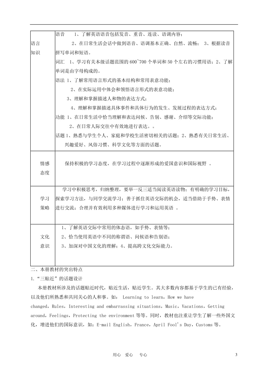 九级英语上册 构建知识树说教材 人教新目标.doc_第3页