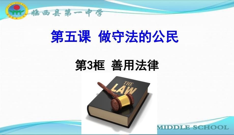 八上 善用法律 课件 (共44张PPT)_第5页