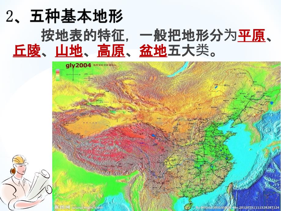 分层设色地形图ppt课件_第3页