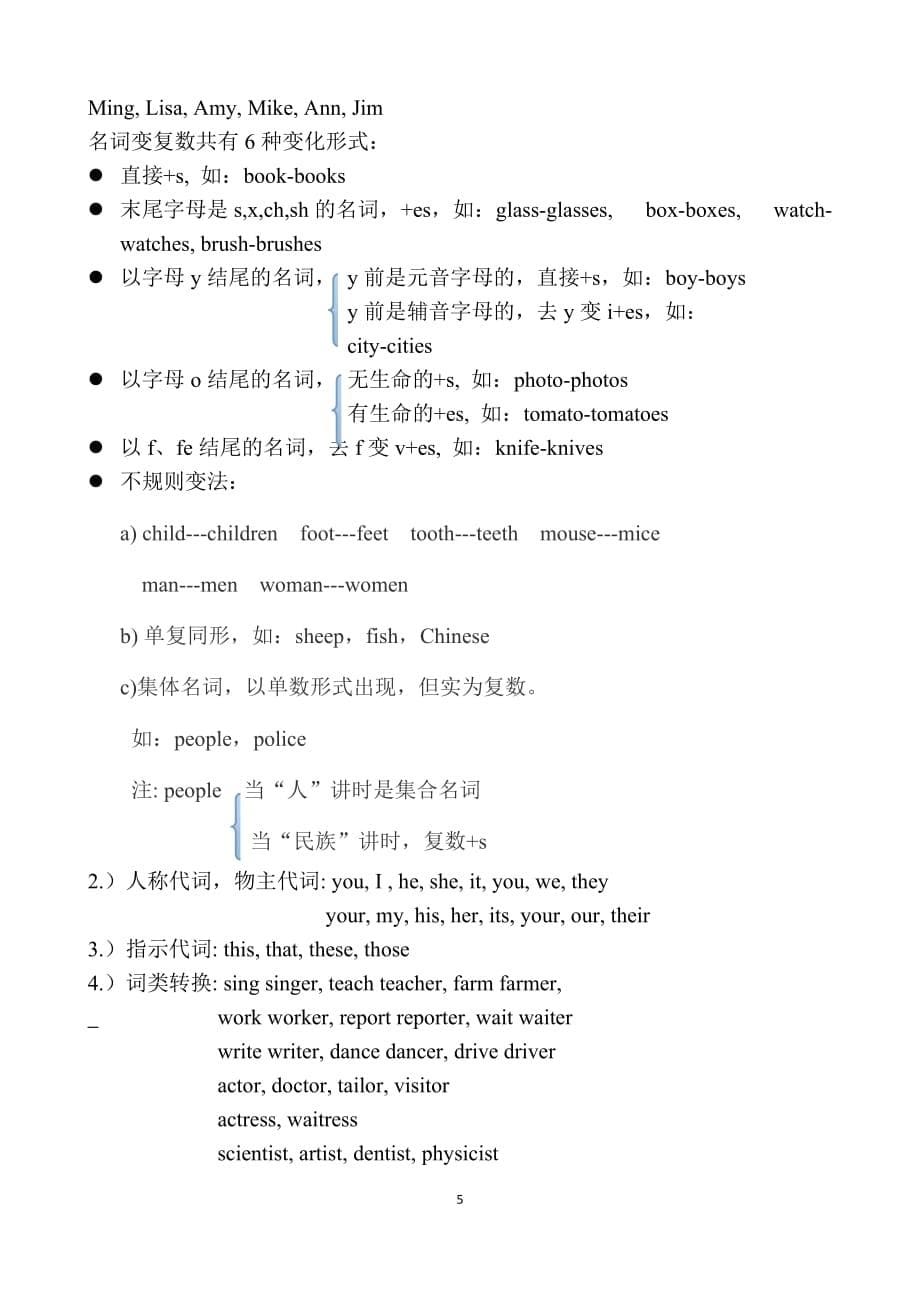 五年级英语上知识点_第5页