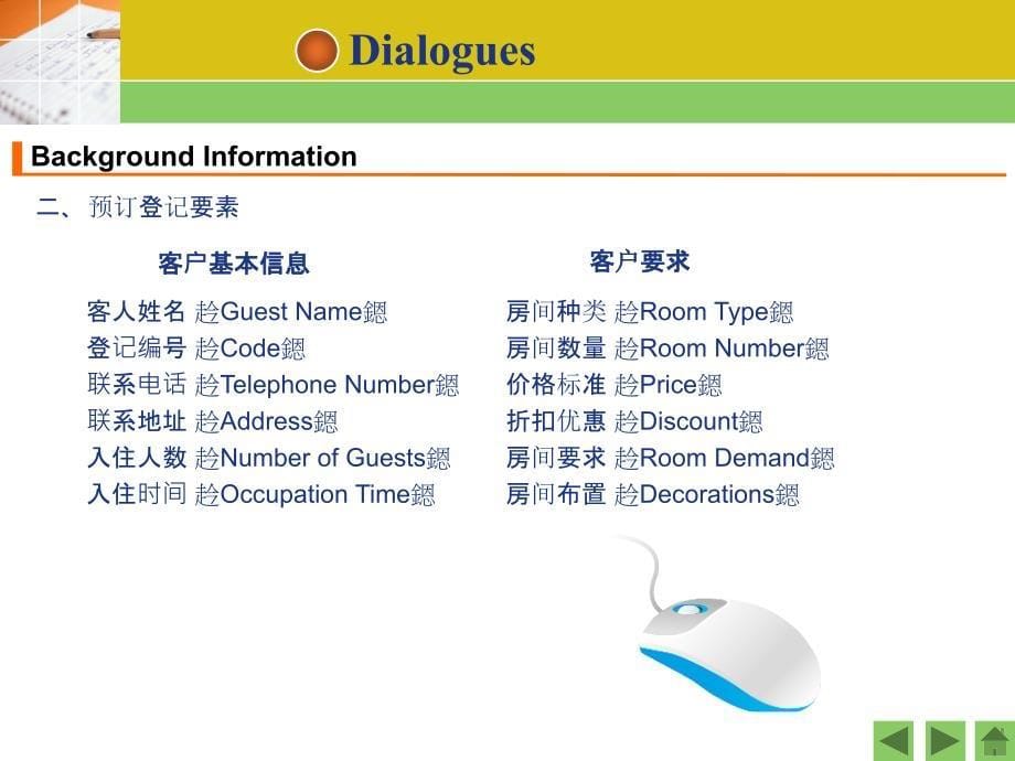 实用酒店英语unit 1ppt课件_第5页