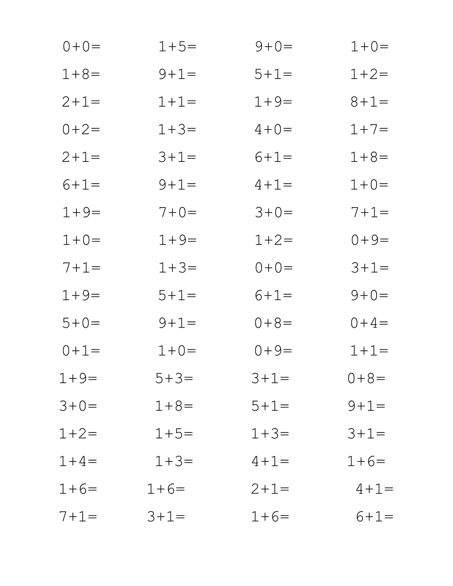 10以内加法公式数学_第1页