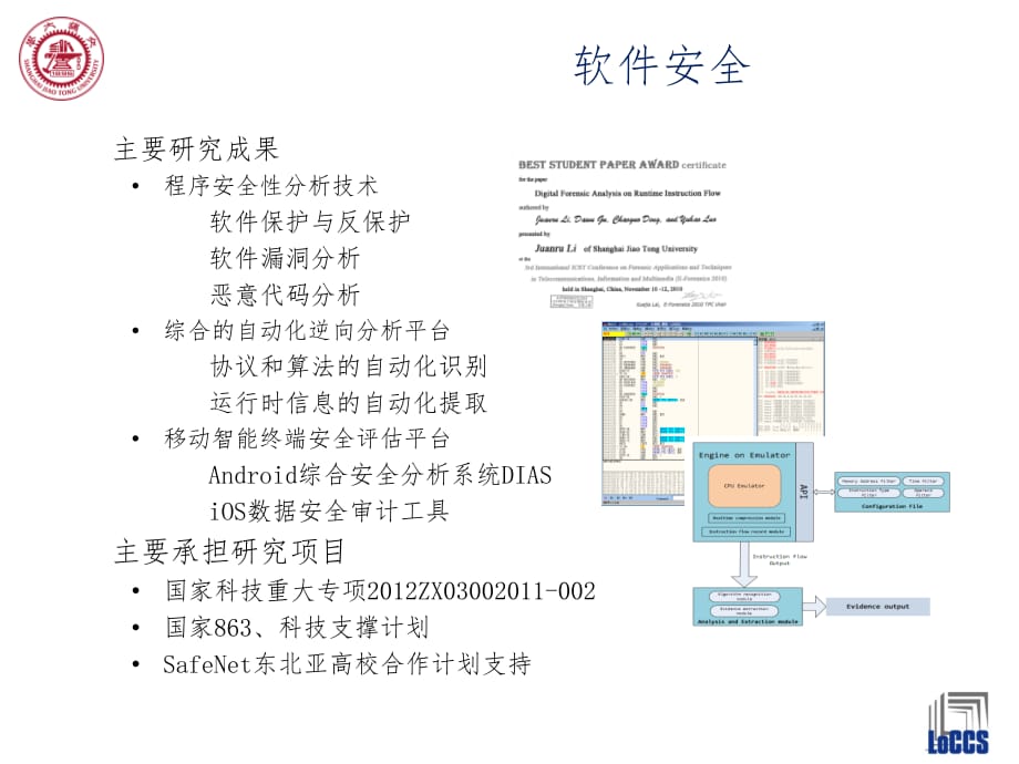 加强研究型大学建设提升高校国际竞争力——中国发展论坛 - loccs.ppt_第1页