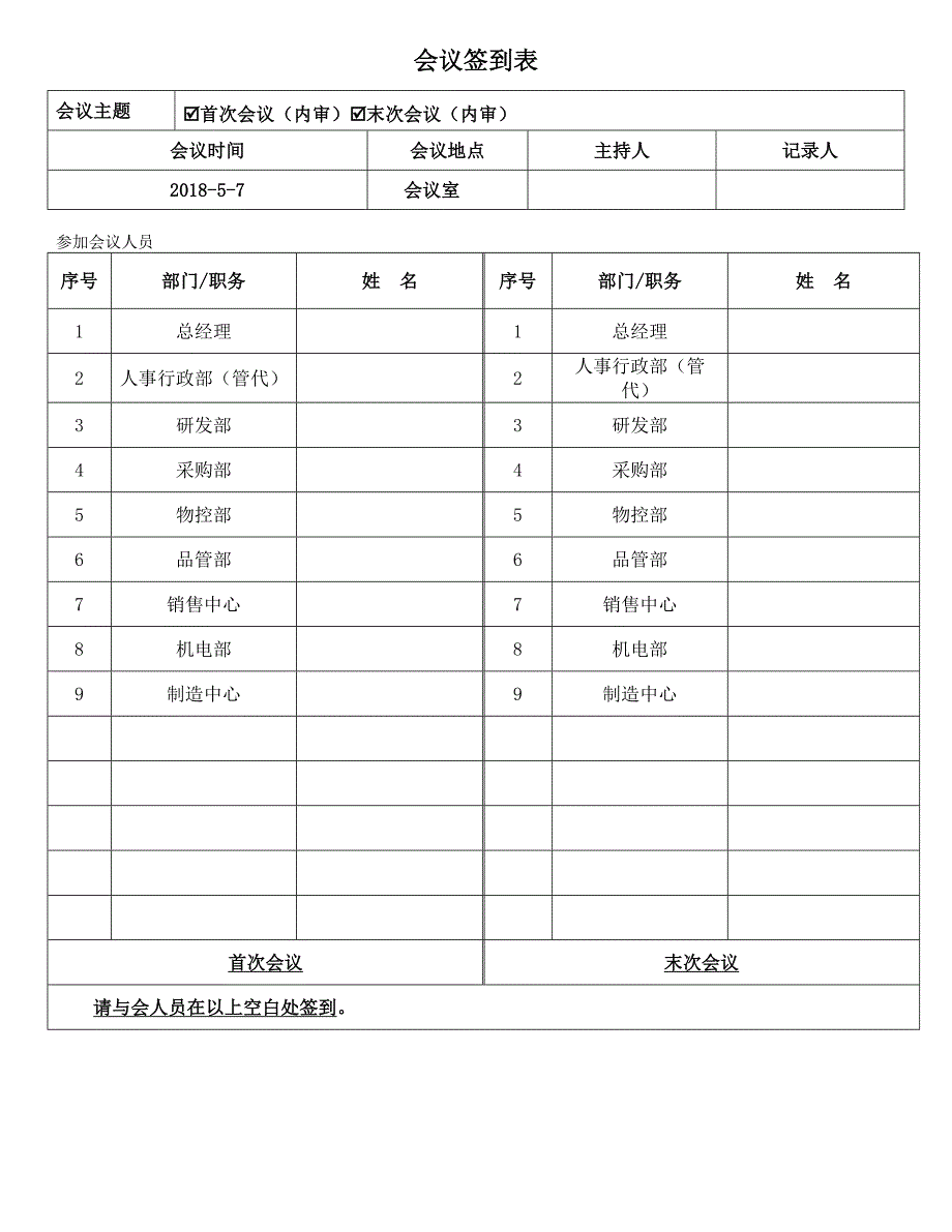 制造型企业 ISO9001：2015版内审(最新版范文)_第4页