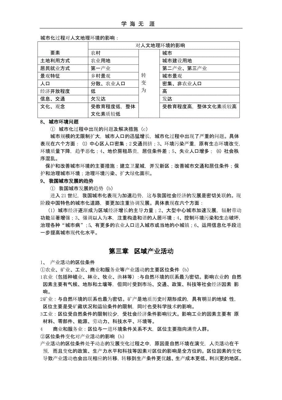 （2020年整理）(湘教版必修2复习提纲).pptx_第5页