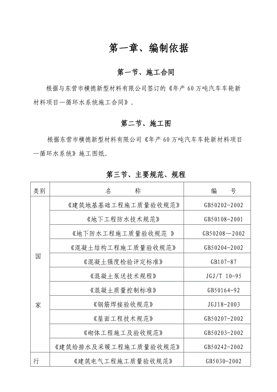 《精编》循环水系统施工组织设计方案_第1页