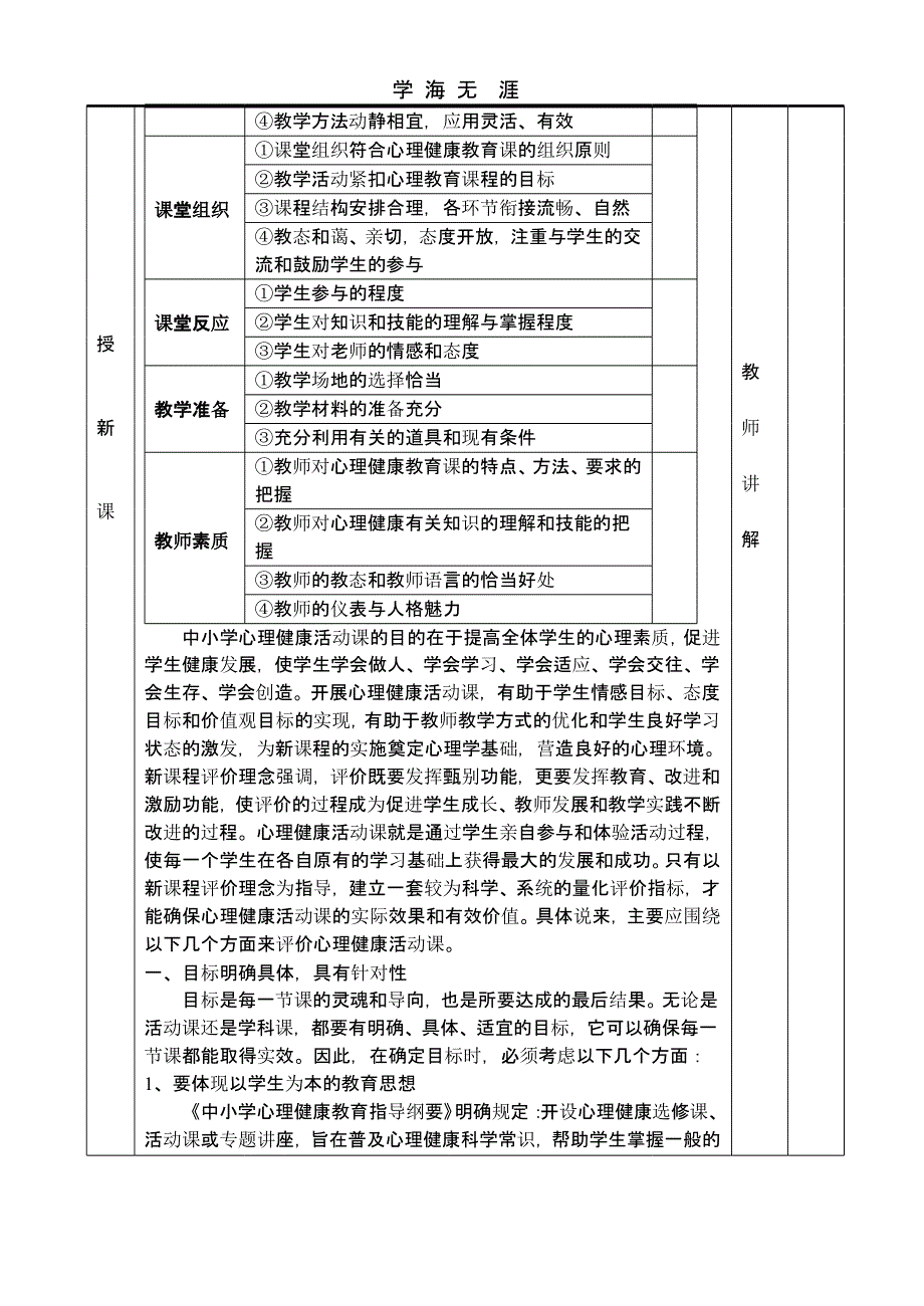 （2020年整理）心理健康教育课的评价.pptx_第2页