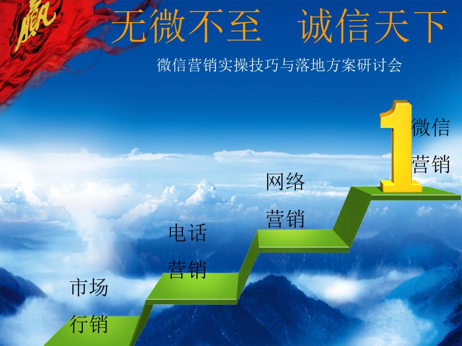 《精编》微信营销实操技巧与落地方案研讨会_第1页