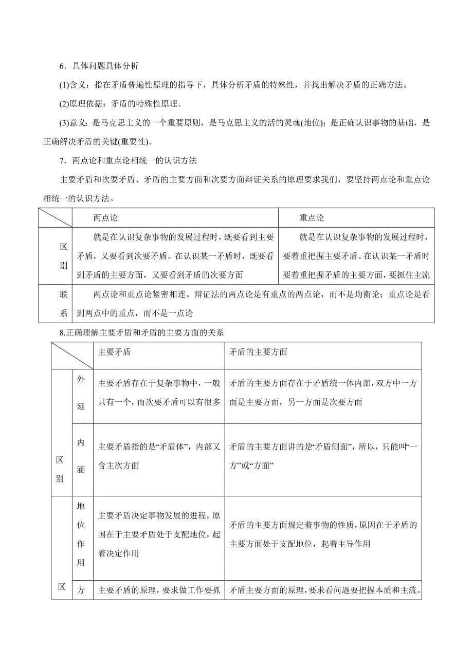 2020年高考政治二轮复习考点解密专题11 唯物辩证法（含解析）_第5页