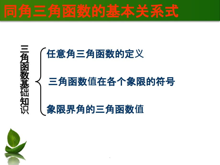 同角三角函数的基本关系式完整ppt课件_第4页