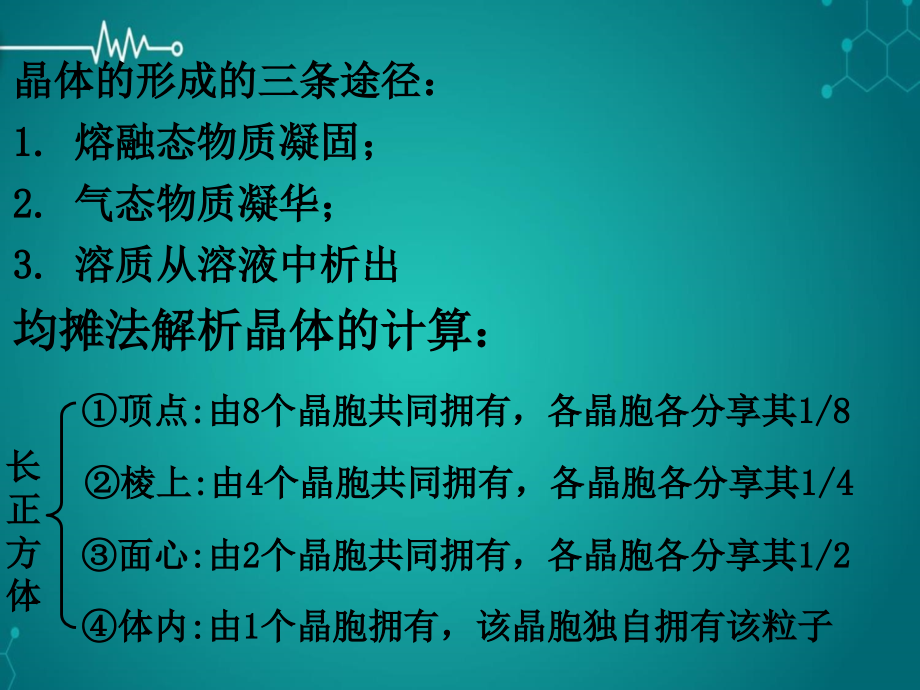 第三章《晶体结构与性质》课件新人教版选修课件ppt_第3页