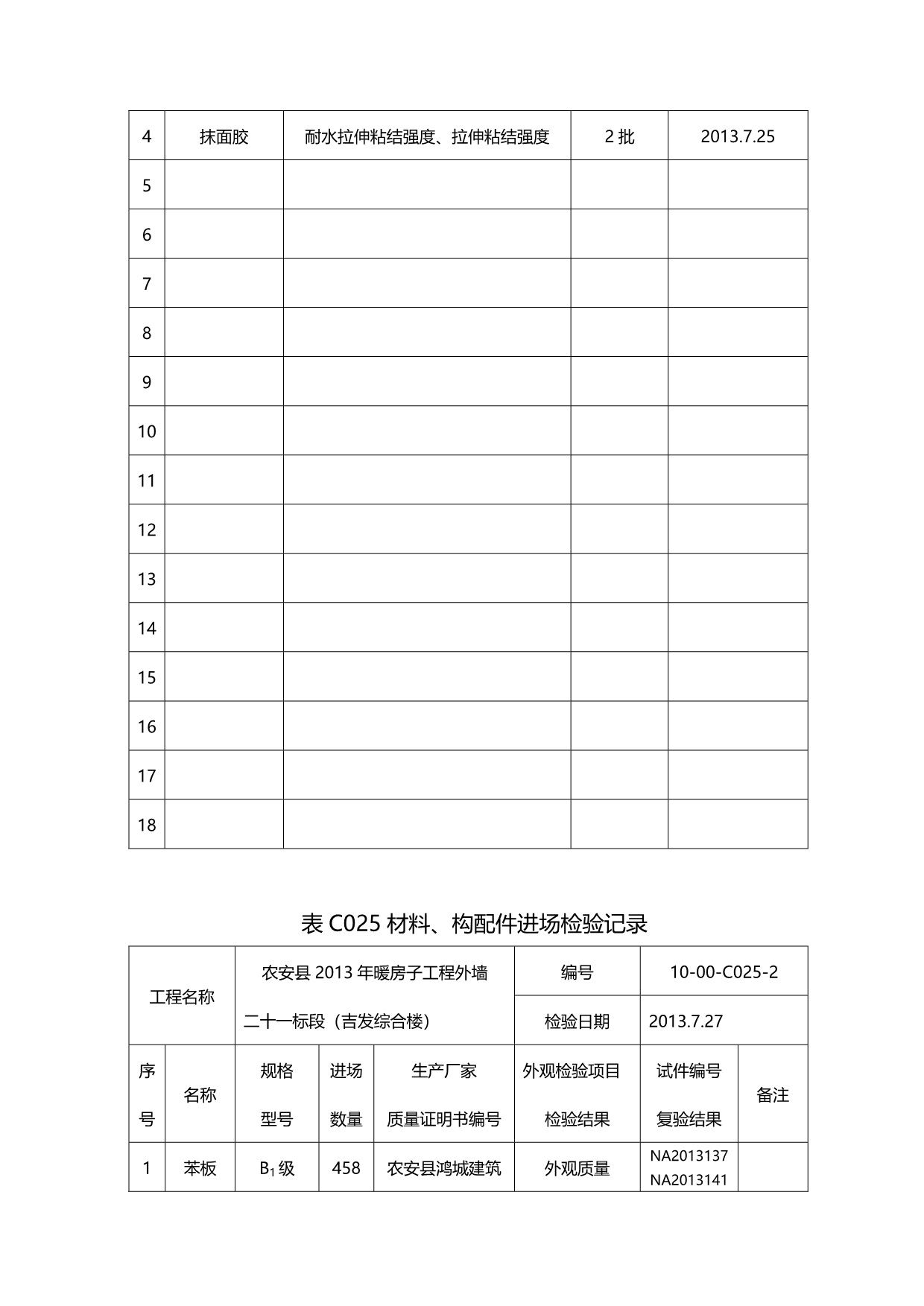 2020年（建筑材料）表C建筑材料检测计划_第4页