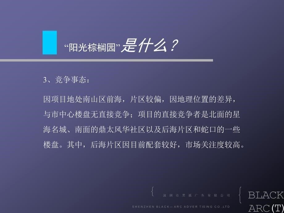 深圳阳光棕榈园广告推广与营销房地产策划文案整理.ppt_第5页