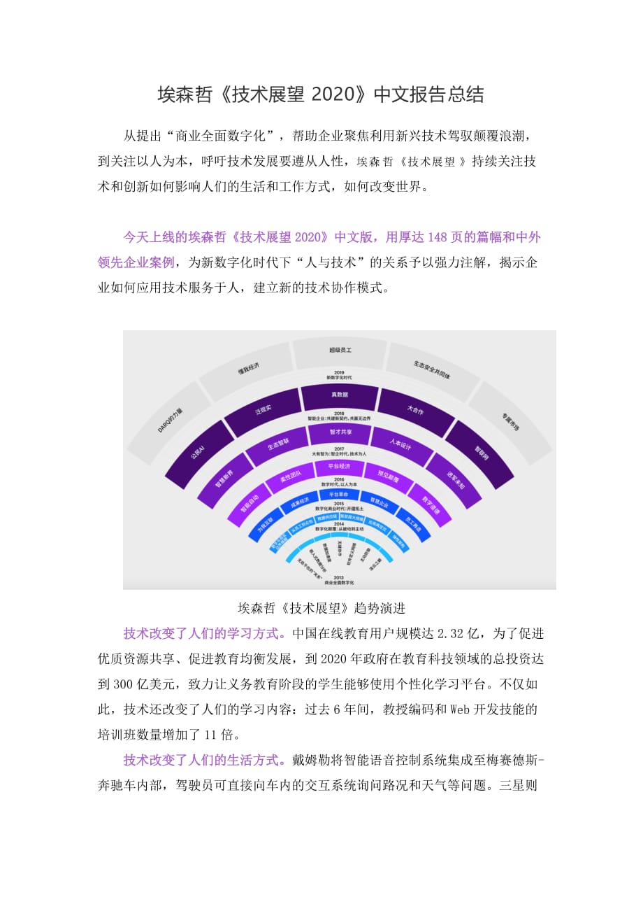 埃森哲《技术展望2020》中文报告总结_第1页