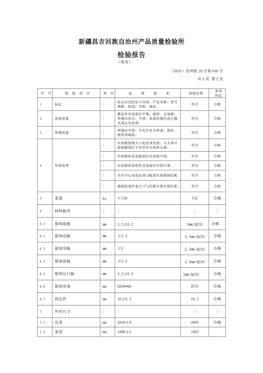 3T垃圾船检验报告(1)_第3页