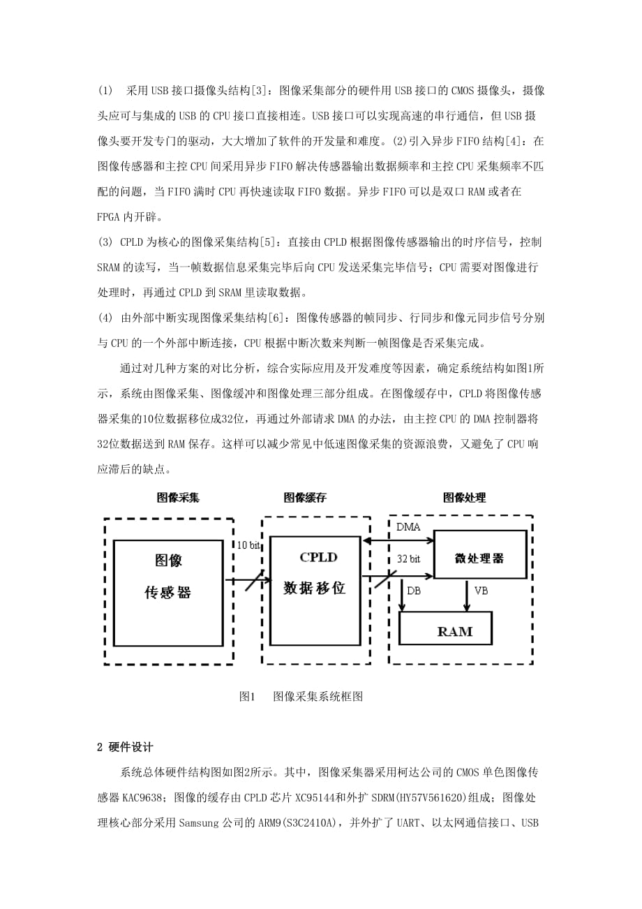 精品基于ARM9的CMOS图像采集系统的设计与实现1_第2页