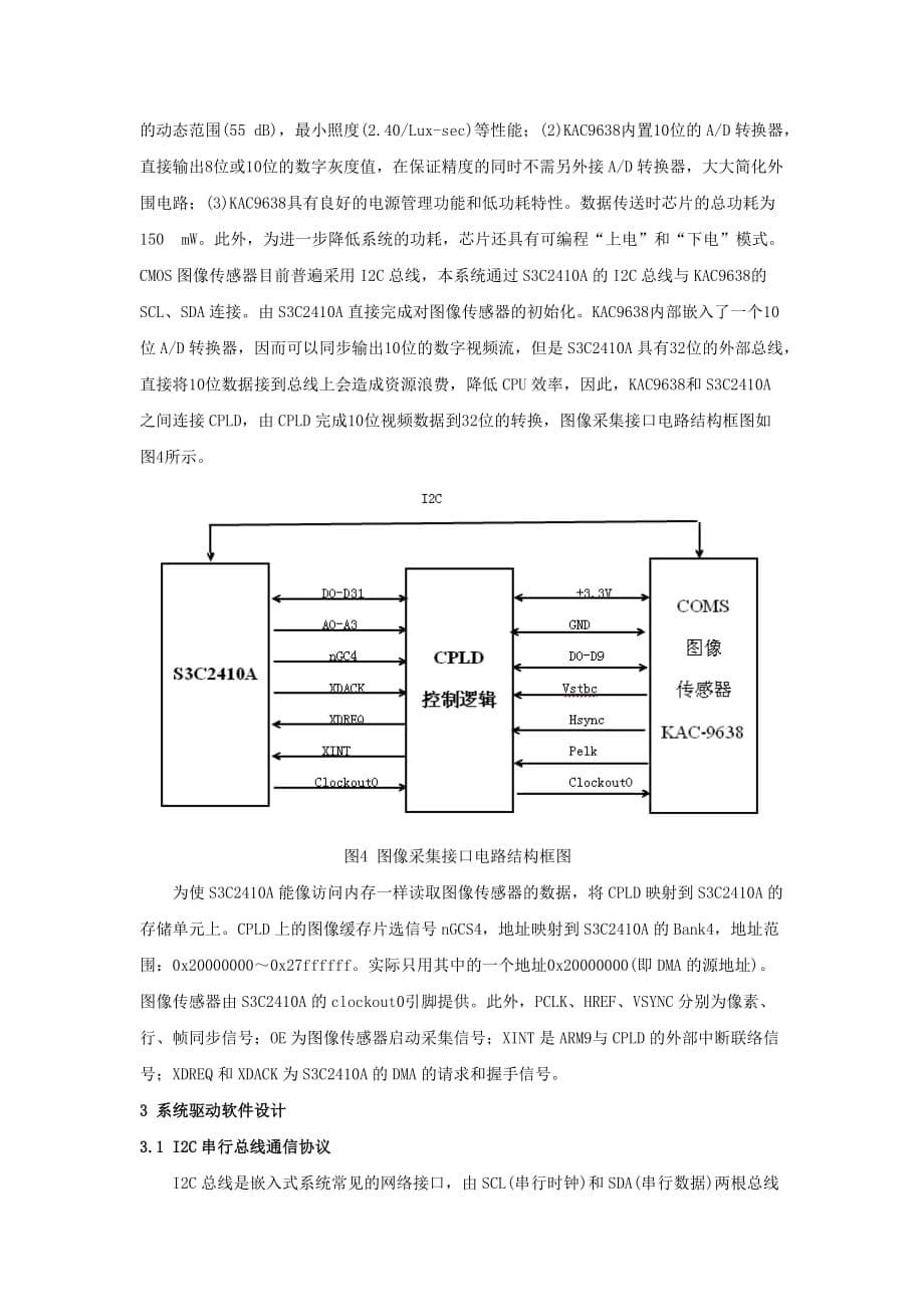 精品基于ARM9的CMOS图像采集系统的设计与实现1_第5页