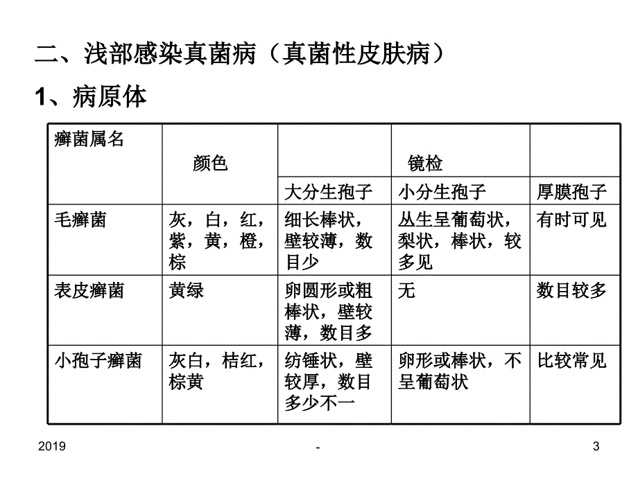 真菌性感染疾病ppt课件_第3页