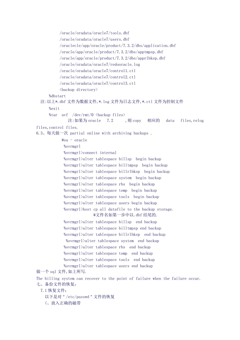 精品ORACLE数据库备份_第4页