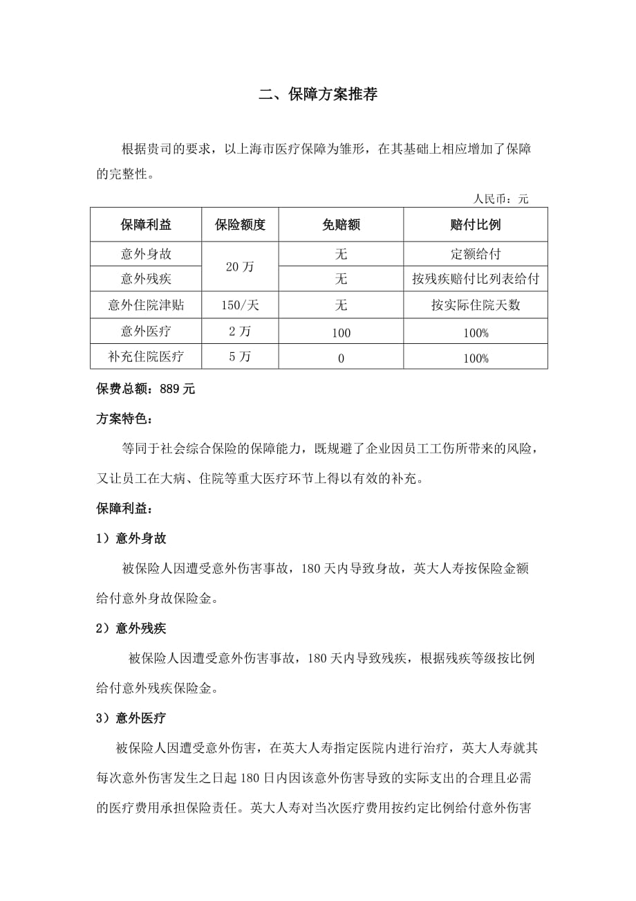 《精编》餐饮管理有限公司员工综合福利保障推荐书_第4页