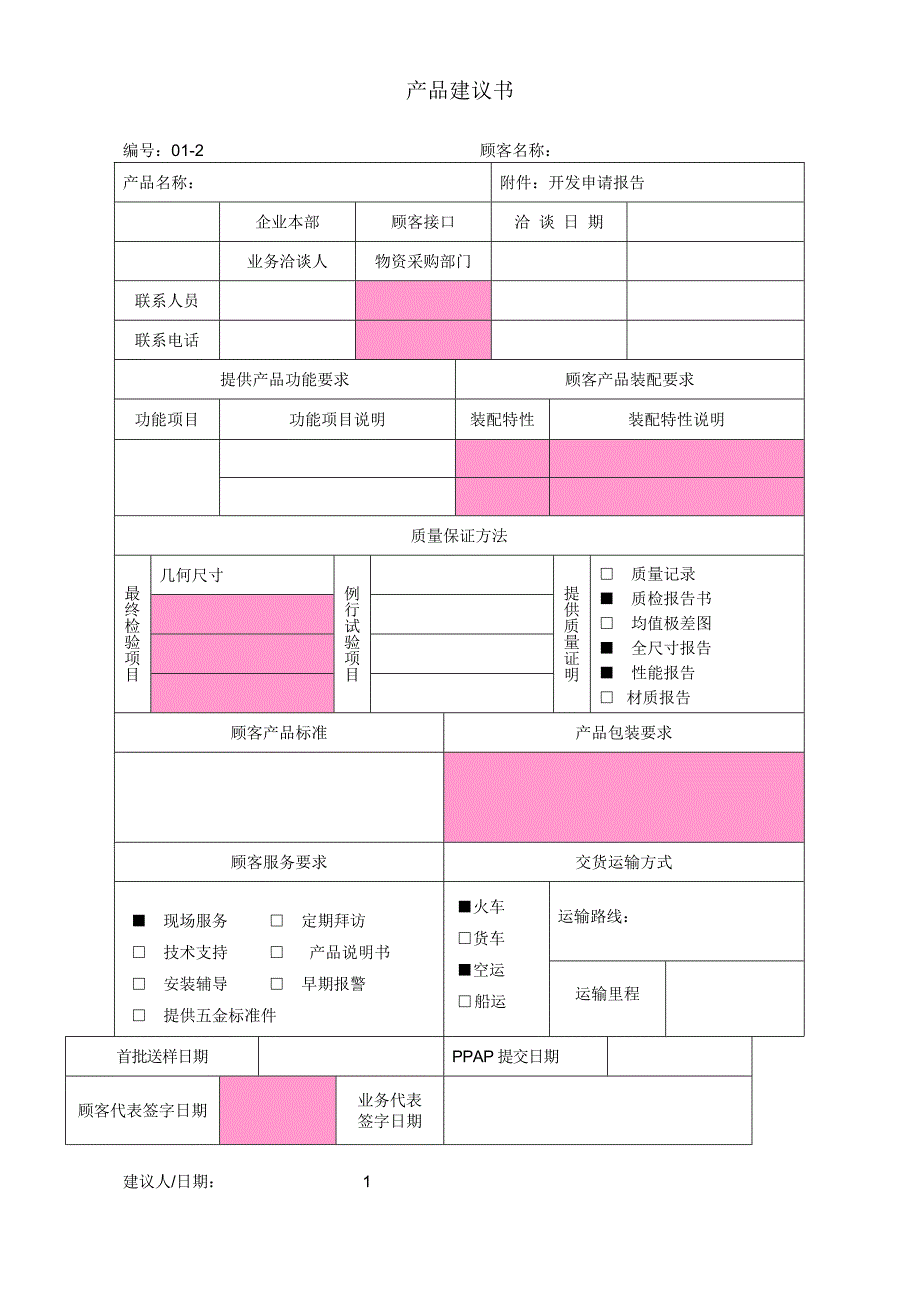 汽车行业产品质量先期策划文件_第3页