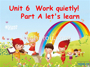 人教版PEP小学五年级下册英语教学课件-Unit 6A Lets learn