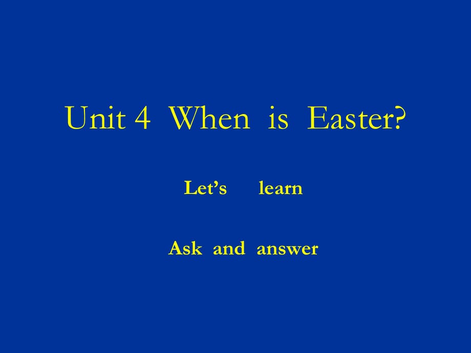 人教版PEP小学五年级下册英语教学课件-Unit4 A Let's learn&Ask and write_第1页