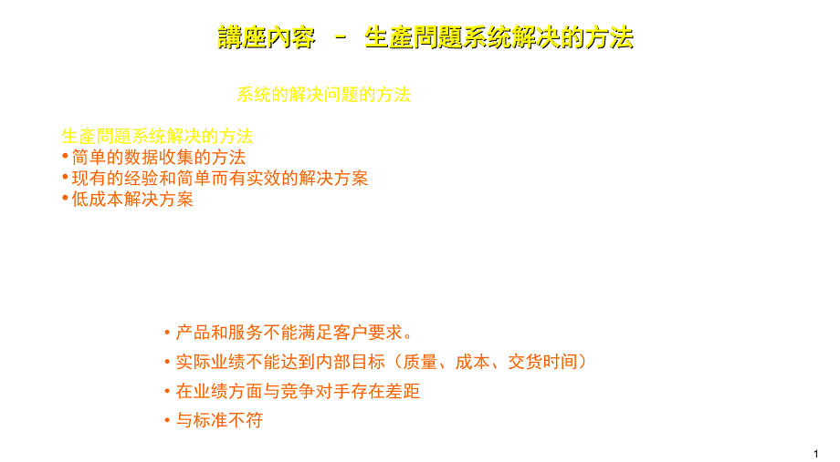 《精编》生产中的问题及系统解决方法培训_第2页