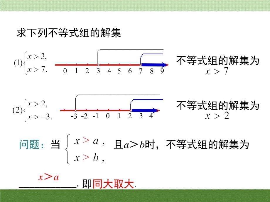 2020冀教版七年级数学下册10.5 一元一次不等式组 第2课时 优质课件_第5页