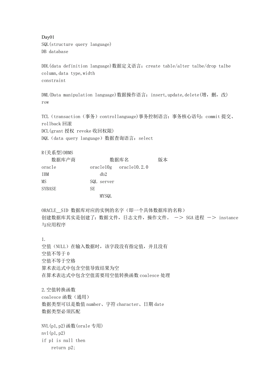 ORACLE＿SID数据库相关资料_第1页