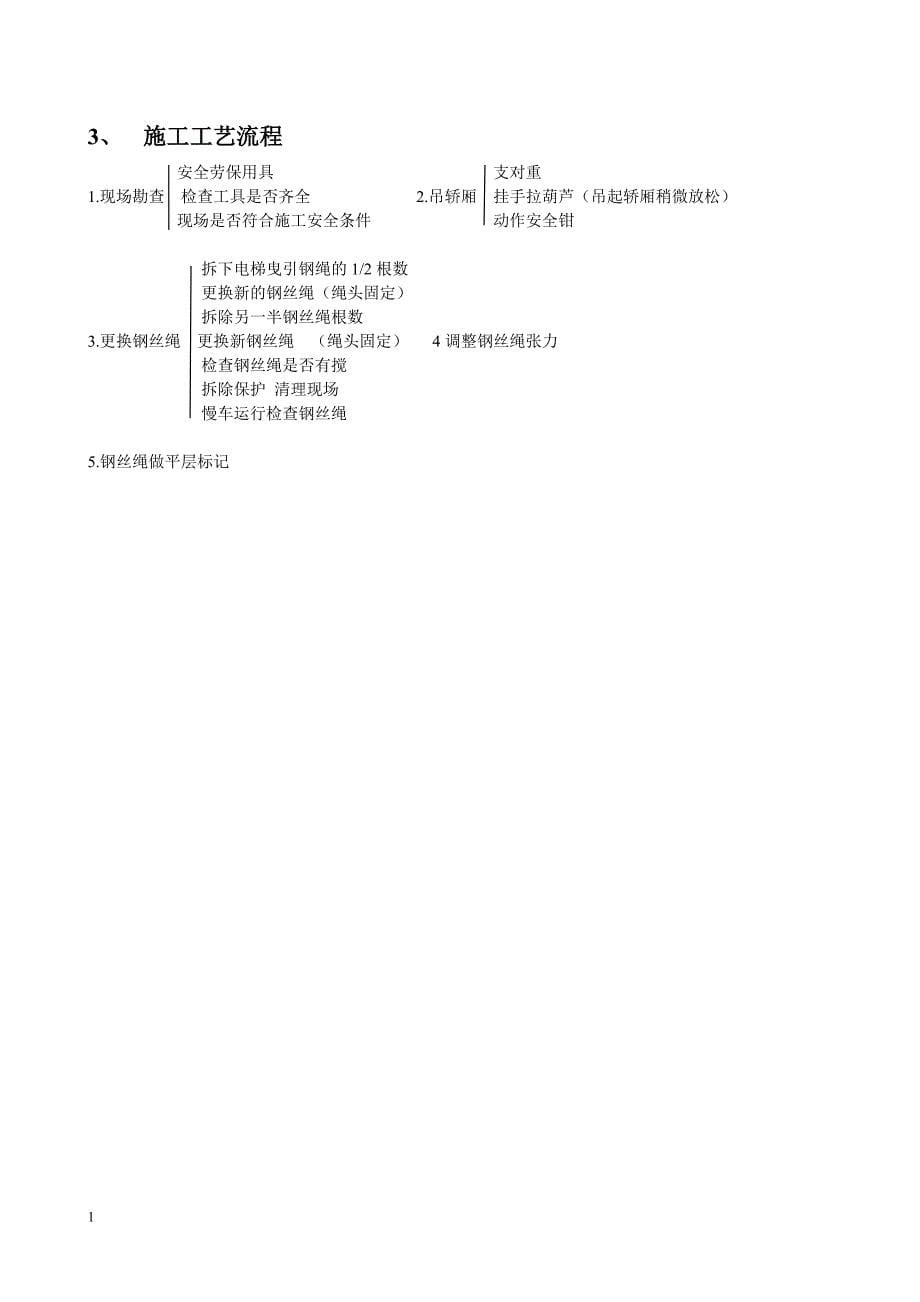 电梯维修改造施工方案(大修)教学教材_第5页