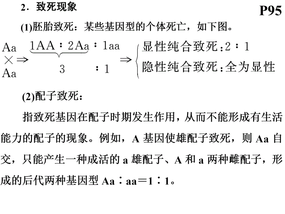 分离定律的遗传特例面面观知识讲解_第2页